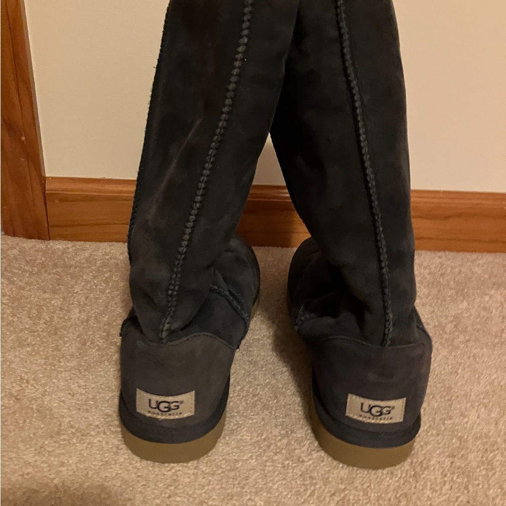 UGG Navy Suede Boot
